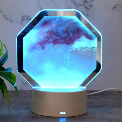 Led moving sand art table lamp (1 set)